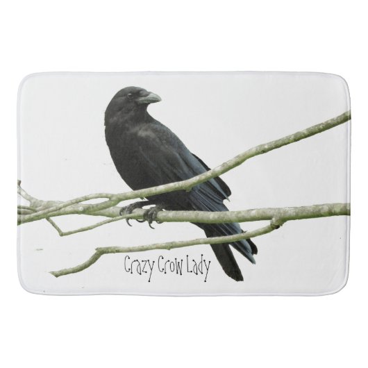 Crazy Crow Lady Bath Mat (Voorkant)