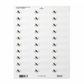 Crazy Crow Lady retour adres labels (Full Sheet)