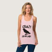 CRAZY CROW LADY T-SHIRTS (Volledige Voorkant)
