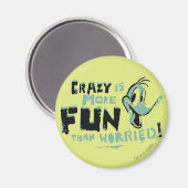  Crazy DAFFY DUCK™ Magneet (Voorkant / Achterkant)