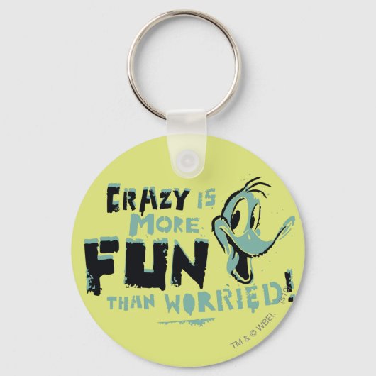 Crazy DAFFY DUCK™ Sleutelhanger (Voorkant)