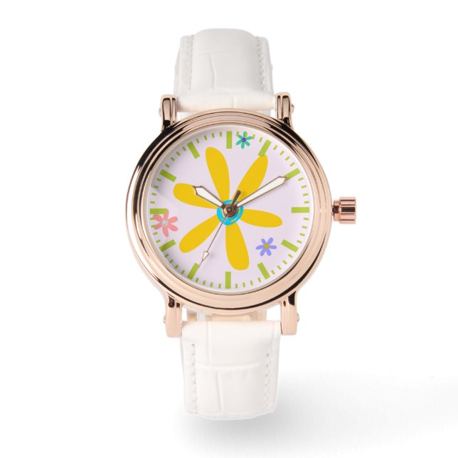 Crazy Daisy Horloge (Voorkant)