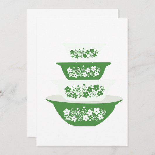 Crazy Daisy Pyrex Bedankkaart (Voorkant / Achterkant)