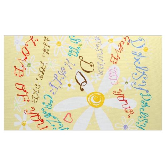 Crazy Daisy Stof (Yard (91,4 cm))