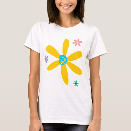Crazy Daisy T-shirt (Voorkant)