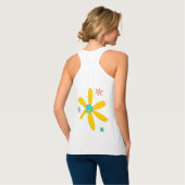 Crazy Daisy Tanktop (Volledige Achterkant)