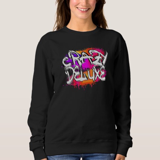 Crazy Deluxe Graffiti Trui (Voorkant)