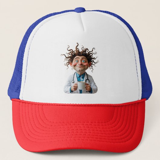Crazy Doctor Coffee Cap Trucker Pet (Voorkant)