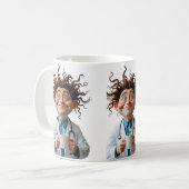 Crazy Doctor Coffee Mug Koffiemok (Voorkant links)