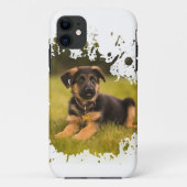Crazy Dog Design Case-Mate iPhone Case (Achterkant)