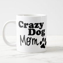 Crazy Dog mama Coffee Tea Mok Hondenliefhebbers Gi