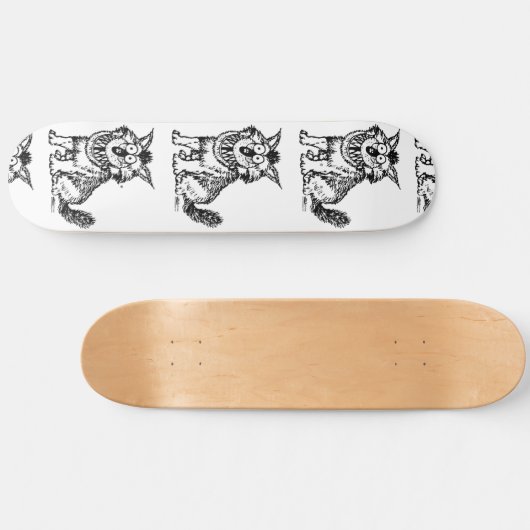 Crazy Dog Skateboard (Horizontaal)