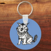 Crazy Dog Sleutelhanger (Voorkant)