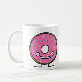 Crazy Donut met Sprinkles roze ijsbreker Koffiemok