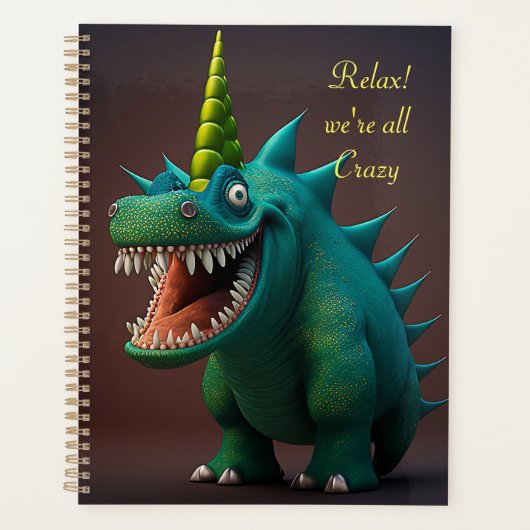 Crazy draak planner (Voorkant)