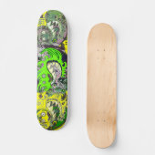 Crazy dragon (Groen) Skateboard (Voorkant)
