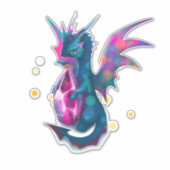 Crazy Dragon Stone Sticker (Voorkant)