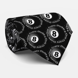 Crazy Eightball Biker heren stropdas