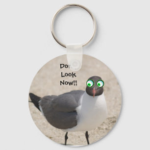 Crazy Eyed Zee Gull Sleutelhanger