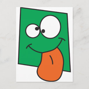 Crazy Face Briefkaart