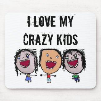 Crazy Face Cartoon Kinder Muismat