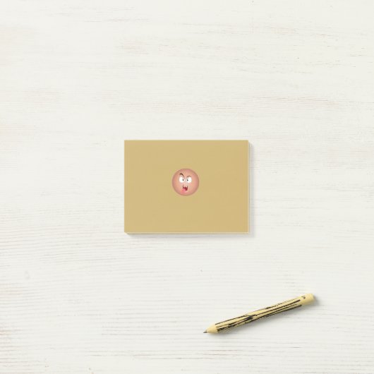 Crazy Face Post-it® notes (Op bureau)