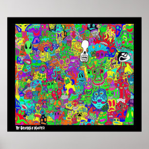 Crazy Faces Poster
