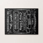 Crazy Fantasy Ik ben een verpleegster. Legpuzzel (Horizontaal)