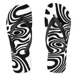 Crazy Fantasy Zebra Stripes Patroonsandalen Teenslippers