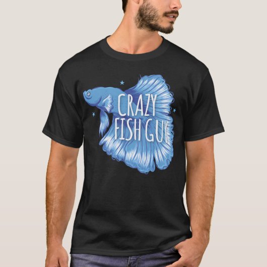 Crazy Fish Guy T-shirt (Voorkant)