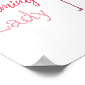 Crazy Flamingo Lady Funny Flamingo Poster (Hoek)