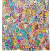 Crazy Flowers Douchegordijn (Voorkant)