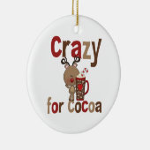 Crazy for Cocoa Keramisch Ornament (Rechts)