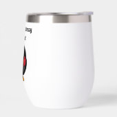 Crazy for You mignon Saint Valentin Love Penguin (Gauche)