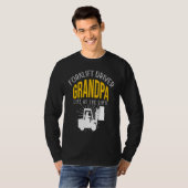 Crazy Forklift Driver Grandpa Accessories T-shirt (Voorkant volledig)