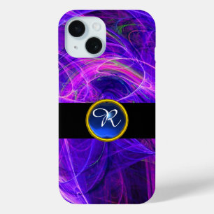 CRAZY FOTON BLUE SAPPHIRE GEM STONE MONOGRAM