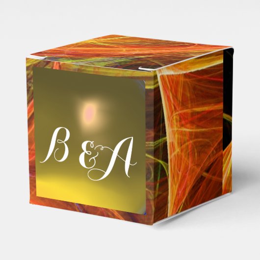 CRAZY FOTON GEMSTONE yellow MONOGRAM Bedankdoosjes (Voorkant Zijde)