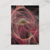 CRAZY FOTON levendig paars zwart wit Visitekaartje (Achterkant)