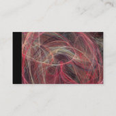 CRAZY FOTON levendig zwart paars wit Visitekaartje (Achterkant)