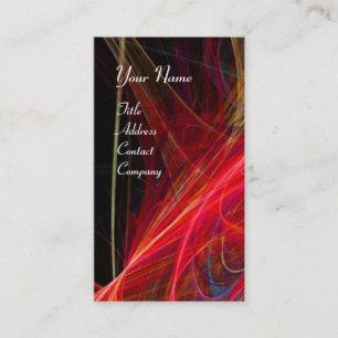 CRAZY FOTON MONOGRAM rood roze Visitekaartje