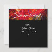 CRAZY FOTON MONOGRAM rood, roze wit Kaart (Achterkant)