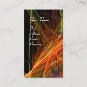 CRAZY FOTON MONOGRAM sinaasappel Visitekaartje