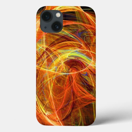 CRAZY FOTON oranje roze Case-Mate iPhone Case (Achterkant)