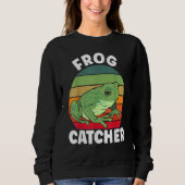 Crazy Frog Frog Whisperer Frog Catcher Trui (Voorkant)