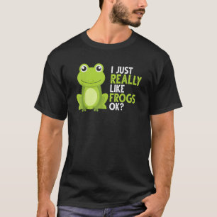 Crazy Frog ik hou echt van kikkers oké T-shirt