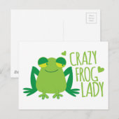 Crazy Frog Lady Briefkaart (Voorkant / Achterkant)