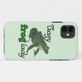 Crazy Frog Lady Frog lover gifts Case-Mate iPhone Case (Achterkant (horizontaal))