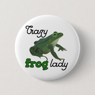 Crazy Frog Lady Frog minuscten Ronde Button 5,7 Cm