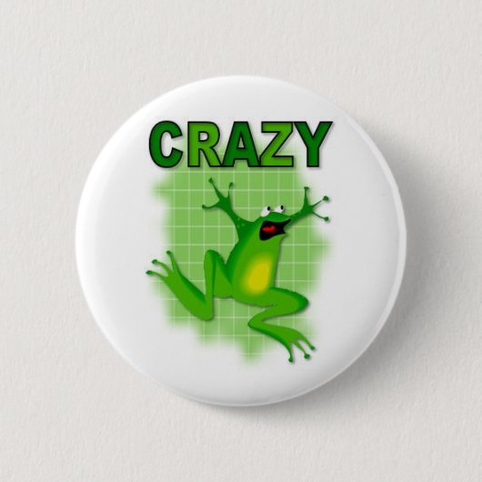 CRAZY FROG RONDE BUTTON 5,7 CM (Voorkant)