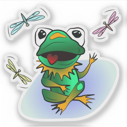 Crazy Frog Sticker (Voorkant)